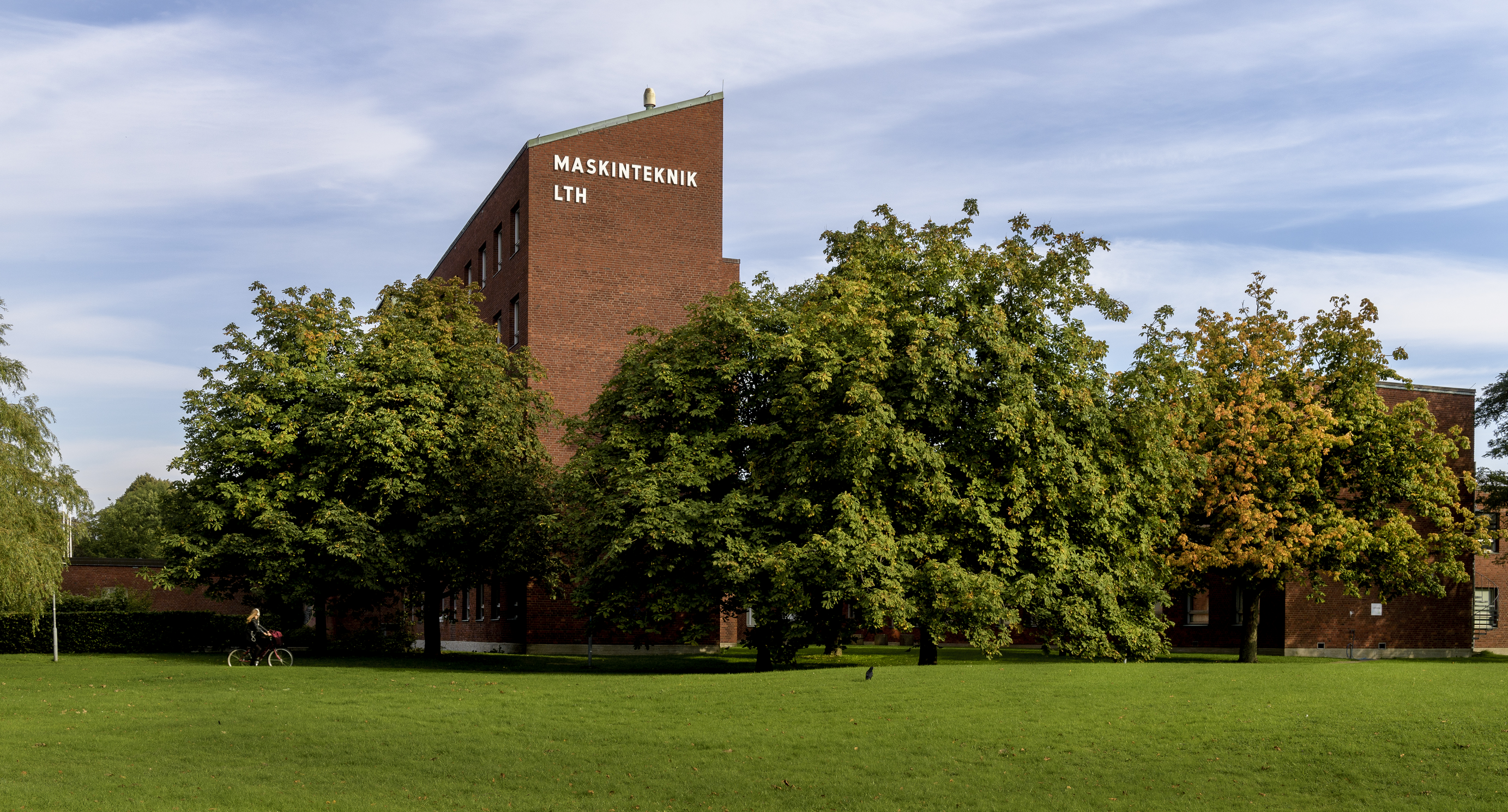 Picture of the mechanical engineering sciences building on the LTH campus 
